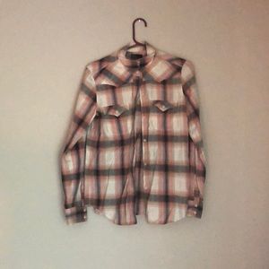 Gap Plaid long sleeve button up